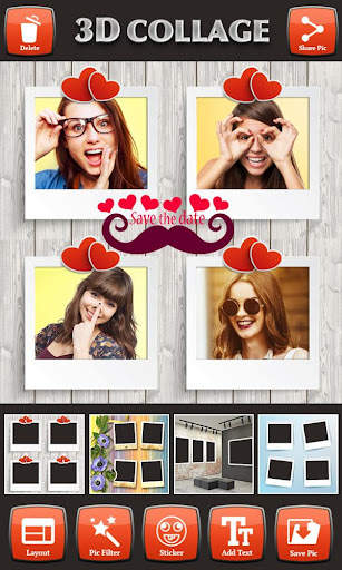 3D Photo Collage Editor screenshot 4