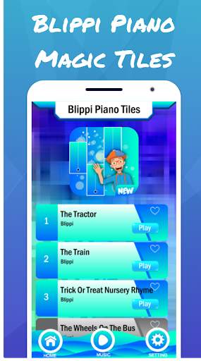 Blippi Piano Magic Tiles screenshot 1