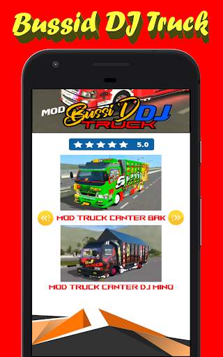 Mod bussid truk canter dj mino screenshot 3