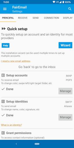 FairEmail - open source, privacy oriented email screenshot 1