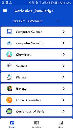World Wide General Knowledge screenshot 2