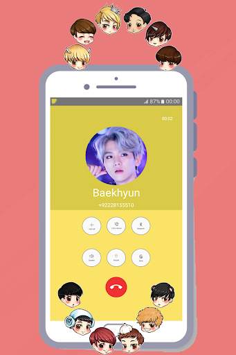 Exo Fake Video Call: Call With Exo Idol kpop Prank скриншот 5