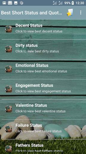 Best Short Status and Quotes screenshot 1