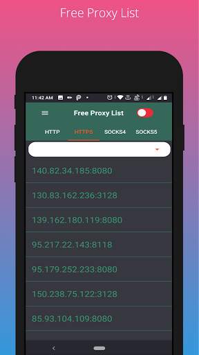 Free Proxy List screenshot 1