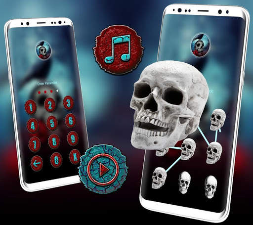 Skull Crow Launcher Theme screenshot 4