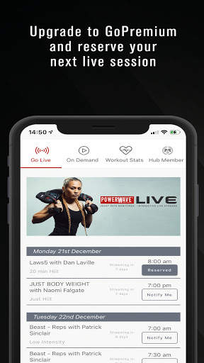 PowerWave – Fitness OnDemand 3 تصوير الشاشة