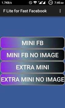 SIMPLE Lite for Facebook screenshot 1