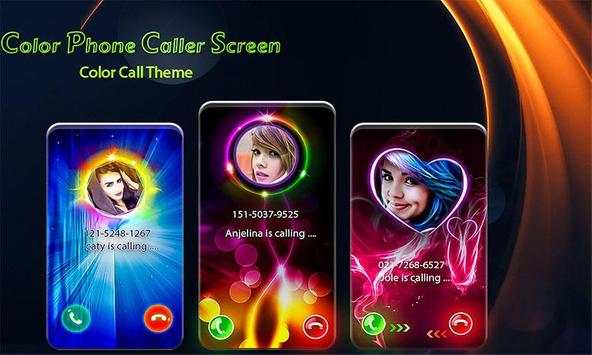 Color Phone Caller Screen - Color Call Themes screenshot 1
