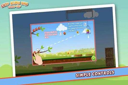 Cute Angry Bird : Eggs screenshot 2