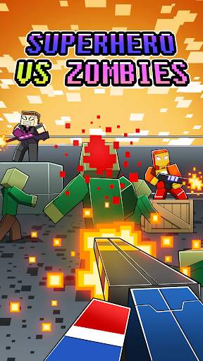 Hero Pixel V Zombie Gun 3D screenshot 1