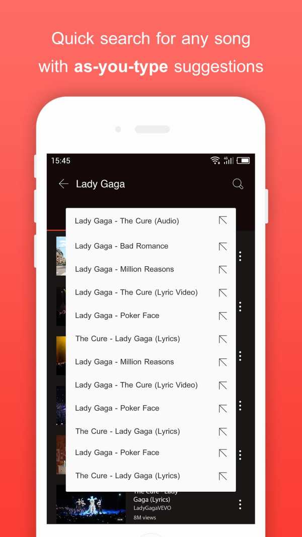 Music for Youtube Player: Red  screenshot 5