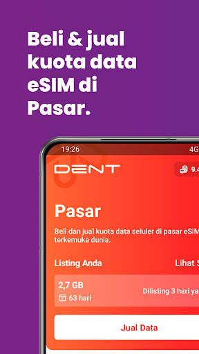 DENT: Paket Data eSIM Dunia screenshot 6