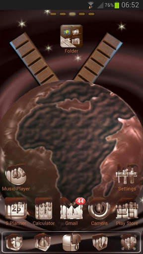 Chocolate GO Launcher EX Theme screenshot 1