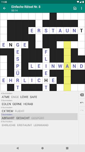 Kreuzgitter Wort Rätsel screenshot 9