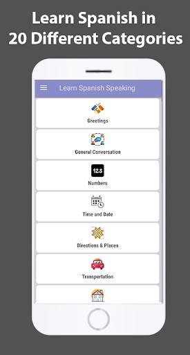 Learn Spanish Language Speakin screenshot 1