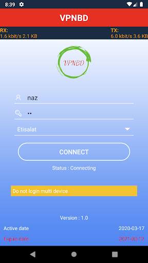 VPNBD VPN screenshot 3