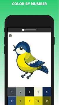 Birds Pixel Art - Birds Color by Number screenshot 3