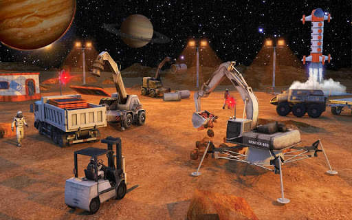 Space City Construction Simulator Game:Mars Colony screenshot 13