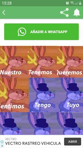 Stikers de Bunny tenemos para WhatsApp screenshot 1