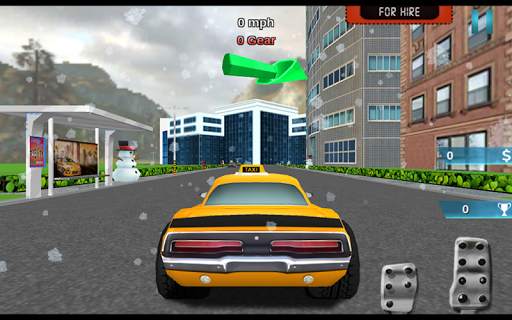 3D Santa Taxi Drive screenshot 13