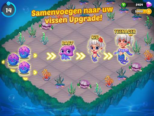 Merge Mermaids-magic puzzles screenshot 8