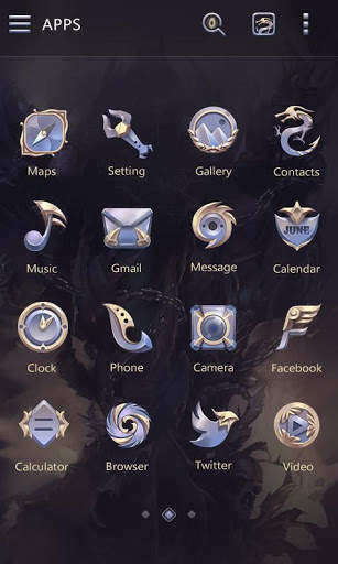 (FREE) Loong GO Launcher Theme screenshot 4