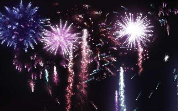 3D Fireworks Wallpaper screenshot 3