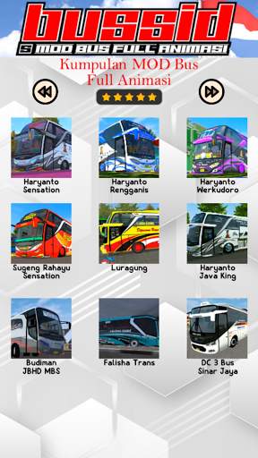Bussid 5 Mod Bus Full Animasi screenshot 2