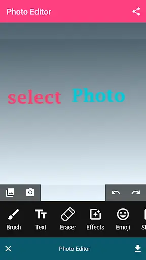 Photo Editor free App скриншот 2