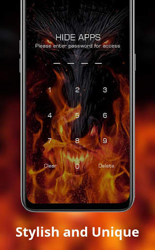 Burning Tree Warcraft dragon launcher theme screenshot 4