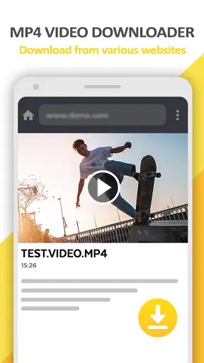 Mp4 Video Downloader - Video locker screenshot 1