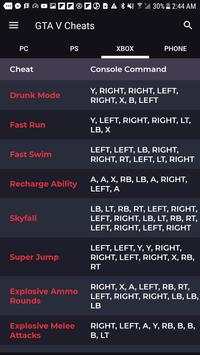 Cheats for GTA 5 - Xbox, PS4, PS3, PC Cheats screenshot 3