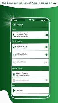Flash on Call and Sms:Automatic Bright flashlight screenshot 1