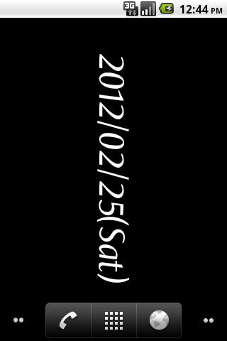 Clock Live Wallpaper (Cassava) screenshot 2