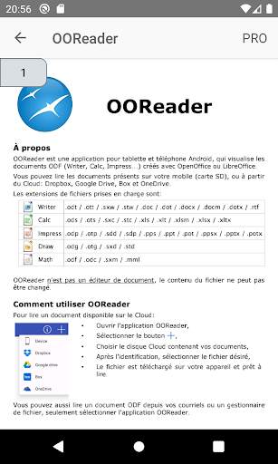 OOReader screenshot 1
