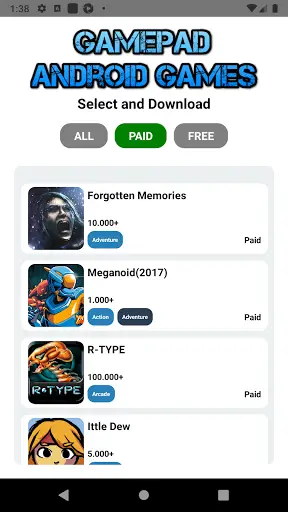 Gamepad Android Games Links screenshot 2