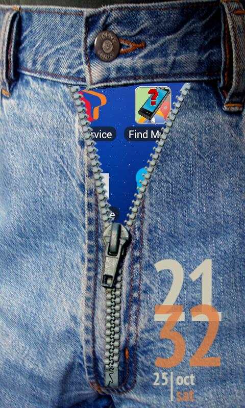 Zip Screen lock jeans 3 تصوير الشاشة