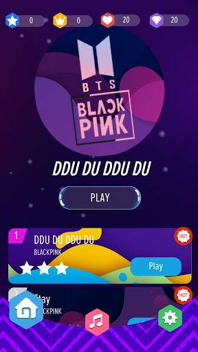 BlackPink vs BTS : Piano Tiles 8 - KPOP screenshot 2