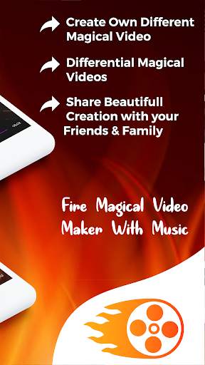 Fire Magical Video Maker With Music screenshot 4