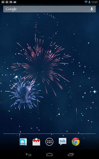 KF Fireworks Live Wallpaper screenshot 1
