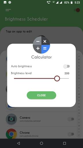 Brightness Control Free - Brightness per app screenshot 2