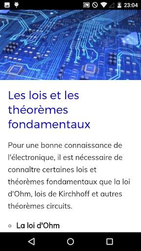 Cours Electronique screenshot 2