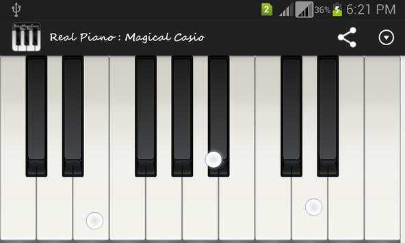 Real Piano:Perfect Magic Casio screenshot 1