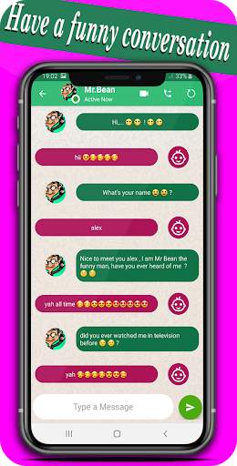 mr funny video call and chat simulation and game screenshot 2