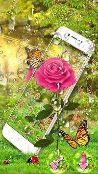 3D Rose Parallax Theme🌹 screenshot 1