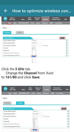 Motorola Modem Router Guide screenshot 9