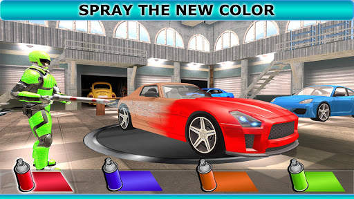 Robot Car Mechanic Workshop Ga screenshot 6