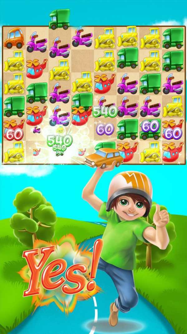 Cars Crush! - Toy Match 3 Puzzle Game screenshot 1