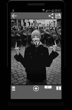 Anonymous Mask Photo Maker Cam screenshot 1