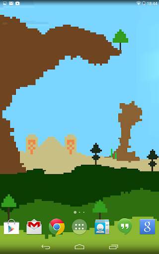 Pixel Landscape Live Wallpaper screenshot 9